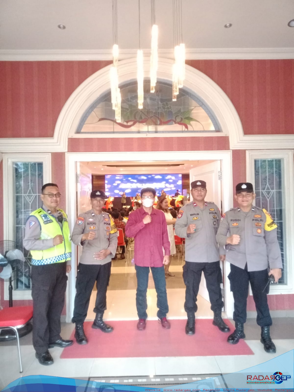 Polresta Bandar Lampung Amankan Rangkaian Ibadah Di Sejumlah Gereja